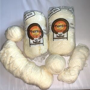 Phentex Elite Yarn Bundle of Six Cream Color